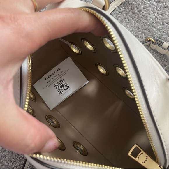 COACH Satchel Crossbody Bag With Grommets NWT - Picture 6 of 10